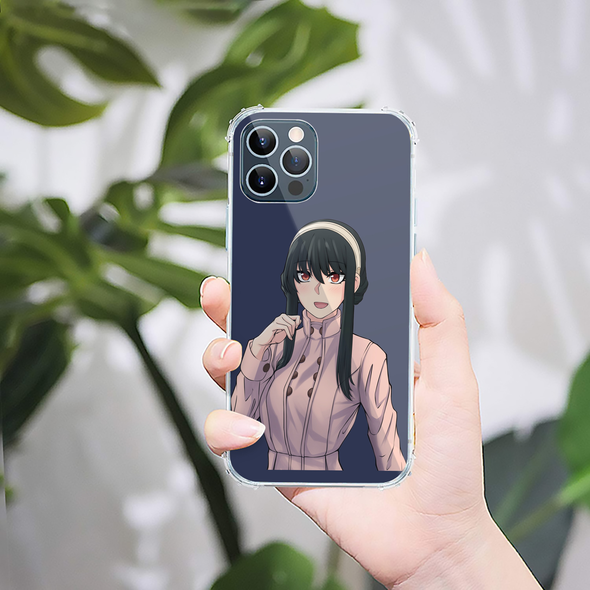 （画像用） SPY×FAMILY间谍家家酒 【iPhone 12シリーズ対応】透明スマホケース（クリアソフトケース）